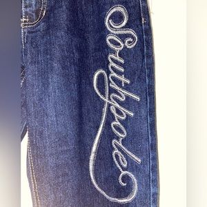 SOUTHPOLE Y2K 2000s FLARE WOMENS JEANS SIZE: 9 GREAT CONDITION DARK WASH LOWRISE